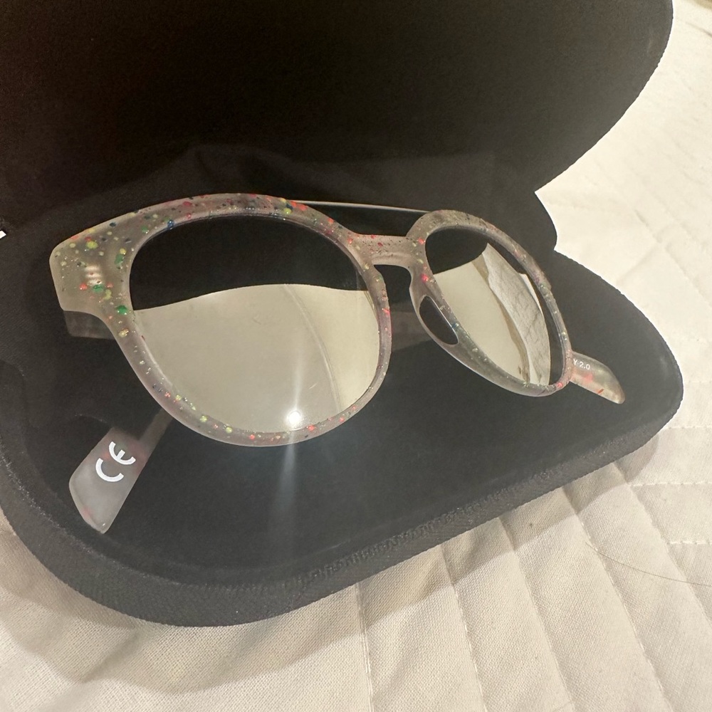 Italia Independence Round Color Splatter Glasses (limited edition)